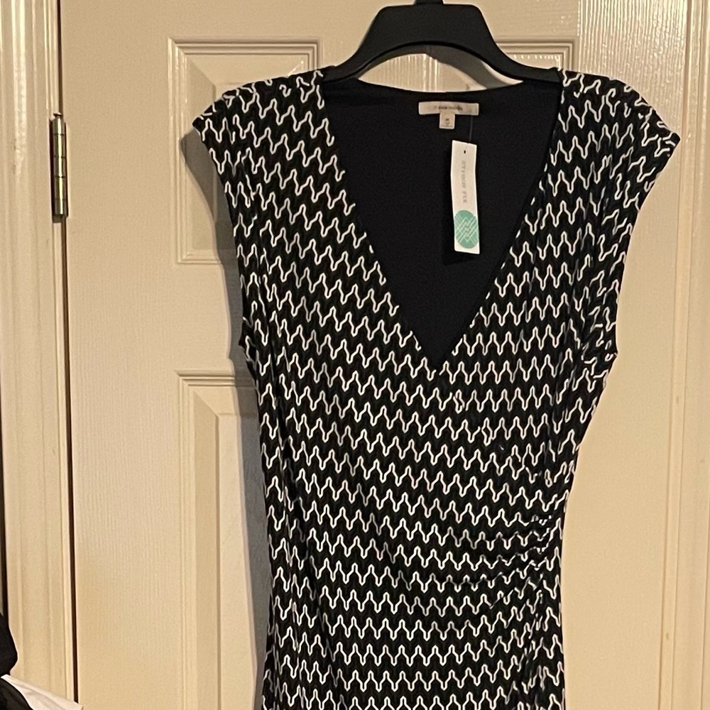 41 Hawthorn dress, black and white
